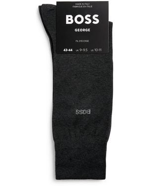 BOSS George Flat Knit Socks - Grey