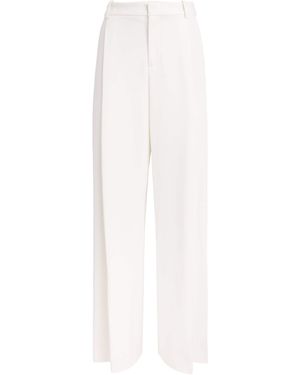 L'Agence Allanah Wide-Leg Pants - White