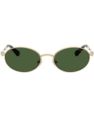 Swarovski Sk7033 Oval Sunglasses - Green