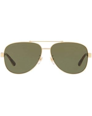 Gucci Metal Gg0528S Sunglasses - Green