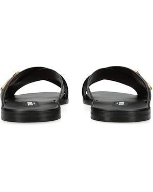 Tom Ford Preston Logo Perforated Slides in Black for Men | Lyst