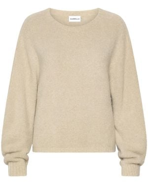 Marella Alpaca-Blend Jumper - Natural