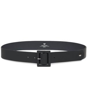Weekend by Maxmara Leather Belt - Black