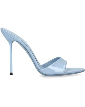 Paris Texas Patent Leather Lidia Mules 105 - Blue
