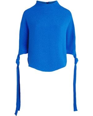 Edeline Lee Jacquard Pedernal Top - Blue