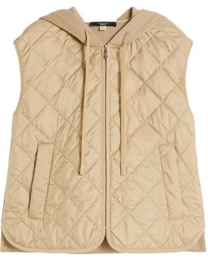 Weekend by Maxmara Padded Quilted Gilet - Natural