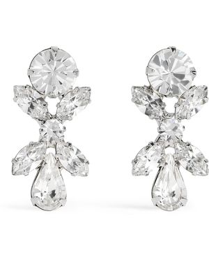 Jennifer Behr Crystal Parker Drop Earrings - Metallic