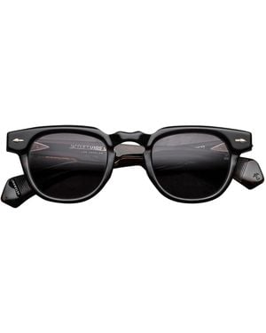 Jacques Marie Mage Wahkan Round Sunglasses - Black