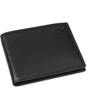 Aspinal of London Leather Bifold Wallet - Black