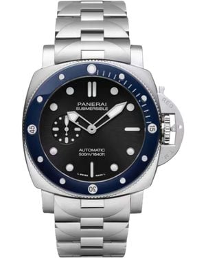 Panerai Stainless Steel Submersible Watch - Grey