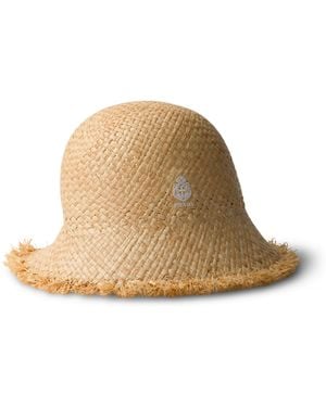 Prada Raffia Hat - Natural