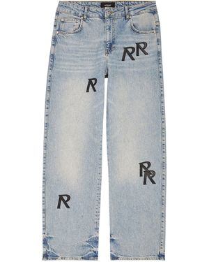 Represent R3 Initial Baggy Jeans - Blue