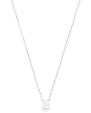Harrods And Diamond Pendant Necklace - White