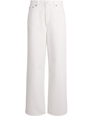 Agolde The Low-Slung Baggy Jeans - White