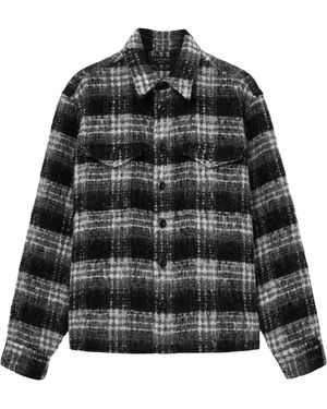 AllSaints Check Korey Shirt - Black
