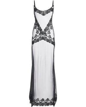 Skims Lace Maxi Slip Dress - White