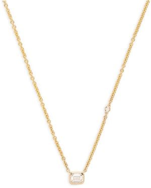 SHAY And Diamond Bezel Necklace - Metallic