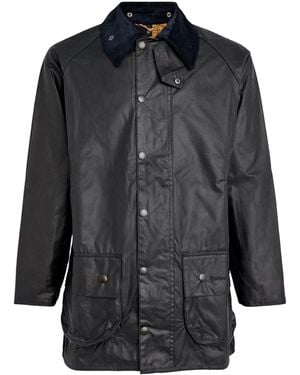 Barbour Waxed Beaufort Jacket - Grey
