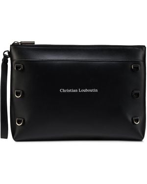 Christian Louboutin Kosmica Soft Leather Pouch - Black