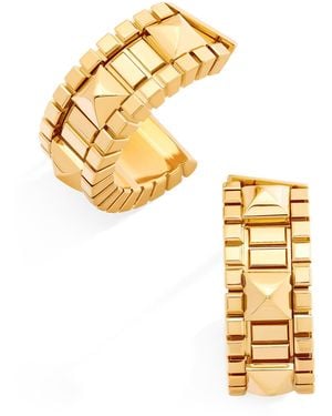 Marli New York Mini Life Hoop Earrings - Metallic