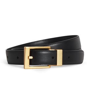 Camilla & Marc Leather Lloyd Belt - Black