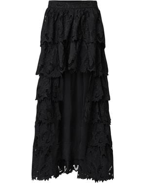 AllSaints Cavarly High-Low Maxi Skirt - Black