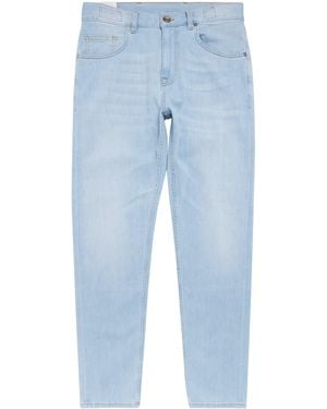 Eleventy Mid-Rise Straight Jeans - Blue