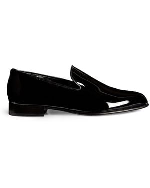 Brioni Patent Leather Loafers - Black