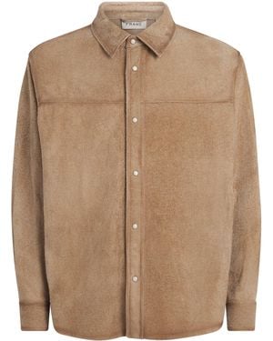 FRAME Suede Shirt - Brown
