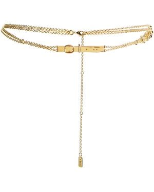 Chloé Chain Jewel Belt - White