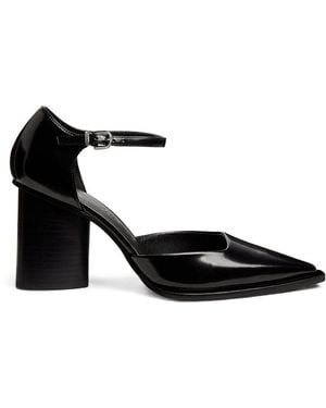 MAX&Co. Column-Heel Mary Janes 80 - Black
