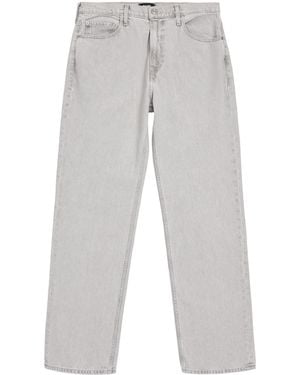 PAIGE Doheny Relaxed Straight Jeans - Grey