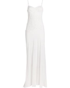 Rosamosario Silk Fatima The Bride Maxi Dress - White