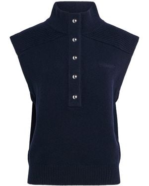 Claudie Pierlot Wool Jumper Vest - Blue
