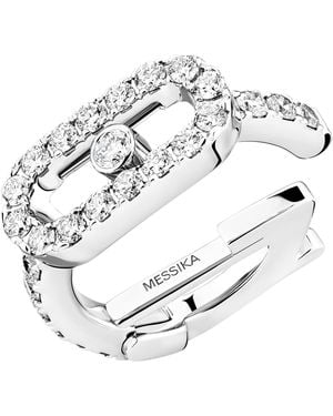 Messika Move Uno And Diamond Single Clip Earring - Metallic