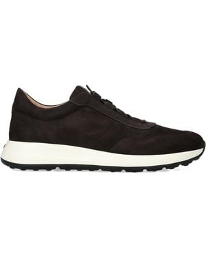 Tod's Suede Elastic Cassetta Sneakers - Black