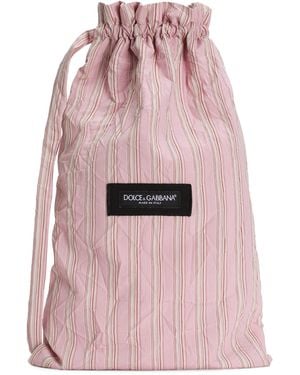 Dolce & Gabbana Froissé Stripe Cross-Body Bag - Pink