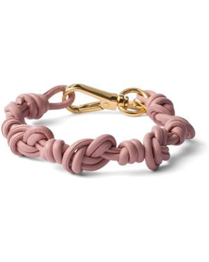 Prada Nappa Leather Bracelet - Brown