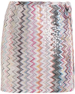Missoni Sequin Side-Tie Mini Skirt - Multicolour