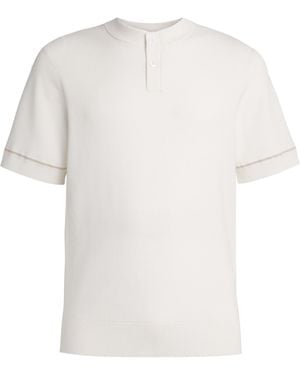 CHE Casimir Henley Polo Shirt - White