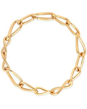 Astrid & Miyu Plated Infinite Chain Bracelet - Metallic