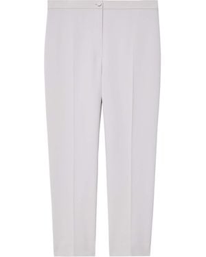 Marina Rinaldi Cady Straight Trousers - White