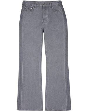 JW Anderson Cotton Bootcut Jeans - Grey
