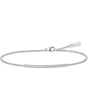 Messika Gatsby And Diamond Pavé Chain Bracelet - White