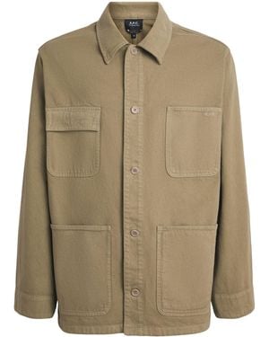 A.P.C. Wool Shacket - Green