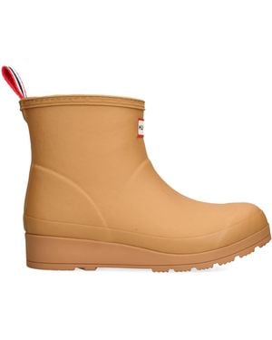 HUNTER Insulated Play Short Wellington Boots - Brown