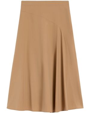 Weekend by Maxmara Cotton Midi Skirt - Natural
