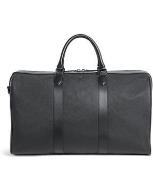 Harrods Leather Holdall - Black