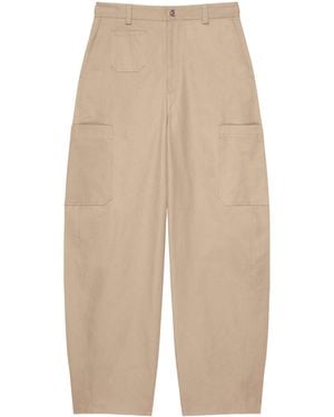 Givenchy Cotton Cargo Trousers - Natural
