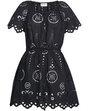 Matteau Cotton Broderie Anglaise Mini Dress - Black